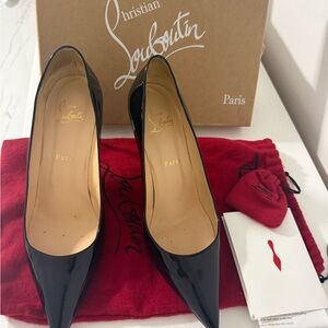 Christian Louboutin Glossy Black Heels